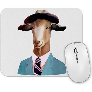 Baskı Dükkanı Suslu Keçi Grafiği Mouse Pad