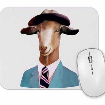 Baskı Dükkanı Suslu Keçi Grafiği Mouse Pad
