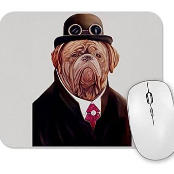 Baskı Dükkanı Suslu Pug Köpek Mouse Pad
