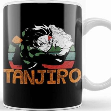 Baskı Dükkanı Tanjiro Vintage Kupa
