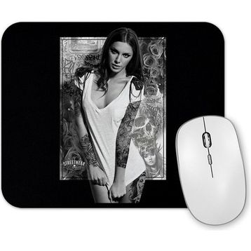 Baskı Dükkanı Tattoo Girl Mouse Pad