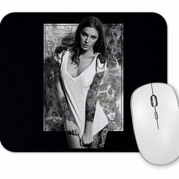 Baskı Dükkanı Tattoo Girl Mouse Pad