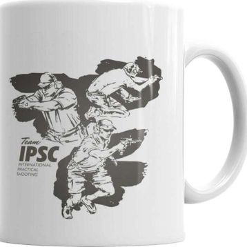 Baskı Dükkanı Team Ipsc International Practical Shooting Sihirli Porselen Kupa