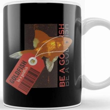 Baskı Dükkanı Ted Lasso Be a Goldfish Retro Kupa