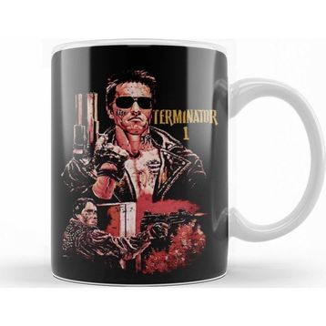 Baskı Dükkanı Terminator Porselen Kupa