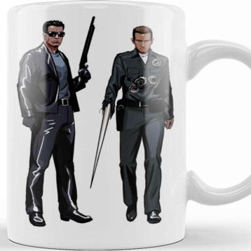 Baskı Dükkanı Terminator Porselen Kupa