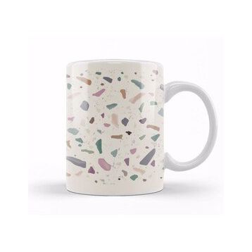 Baskı Dükkanı Terrazzo Texture Tasse Kupa