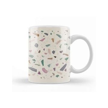 Baskı Dükkanı Terrazzo Texture Tasse Kupa