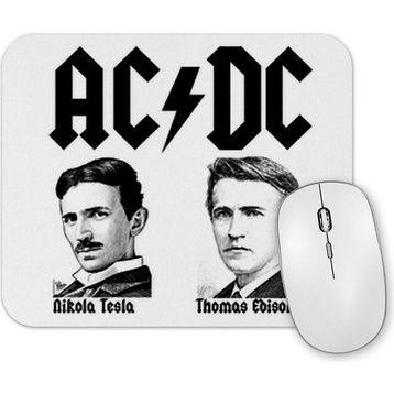 Baskı Dükkanı Tesla ve Edison Mouse Pad