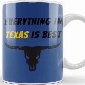 Baskı Dükkanı Texas Quote Kupa