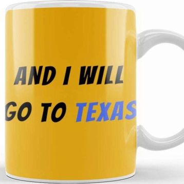 Baskı Dükkanı Texas Quote Kupa