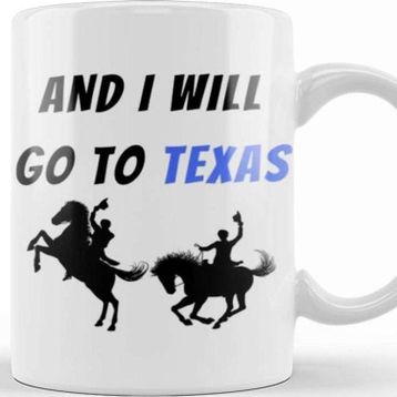 Baskı Dükkanı Texas Quote Kupa