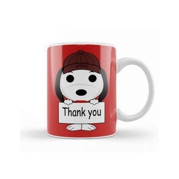 Baskı Dükkanı Thank You Snoopy Kupa