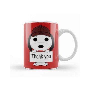 Baskı Dükkanı Thank You Snoopy Kupa