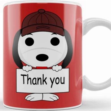 Baskı Dükkanı Thank You Snoopy Kupa