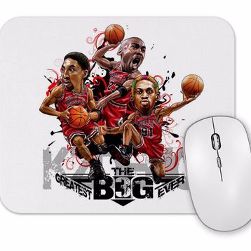 Baskı Dükkanı the 3 Big Chicago Bulls Mouse Pad