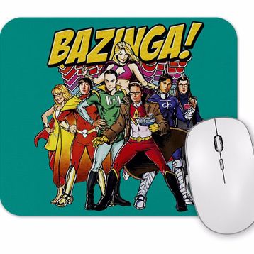 Baskı Dükkanı the Big Bang Theory bazinga Mouse Pad