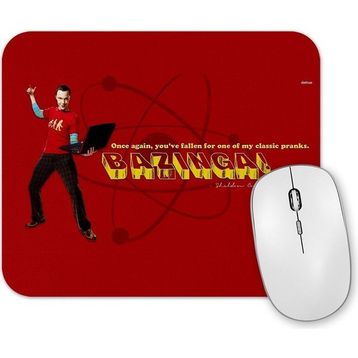 Baskı Dükkanı the Big Bang Theory Sheldon Cooper Bazinga Mouse Pad