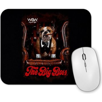 Baskı Dükkanı the Big Boss Pug Köpek Mouse Pad