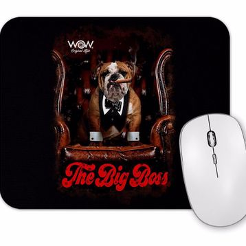Baskı Dükkanı the Big Boss Pug Köpek Mouse Pad