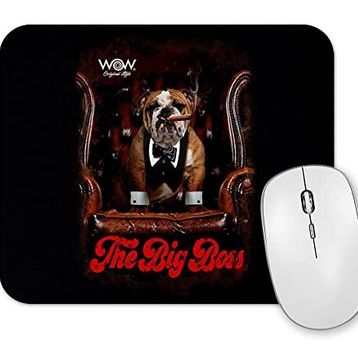 Baskı Dükkanı the Big Boss Pug Köpek Mouse Pad