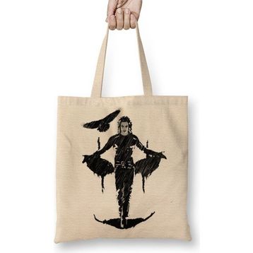 Baskı Dükkanı The Crow Face Bez Çanta