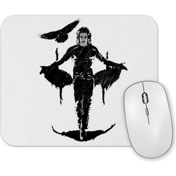 Baskı Dükkanı the Crow Face Mouse Pad