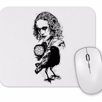 Baskı Dükkanı the Crow Face Mouse Pad