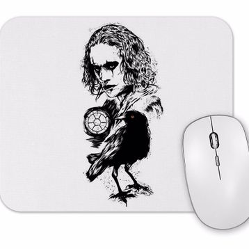 Baskı Dükkanı the Crow Face Mouse Pad