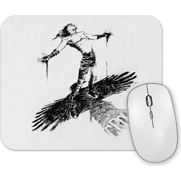 Baskı Dükkanı the Crow Freedom Mouse Pad