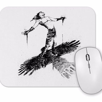 Baskı Dükkanı the Crow Freedom Mouse Pad