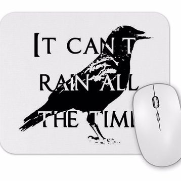 Baskı Dükkanı the Crow Mouse Pad