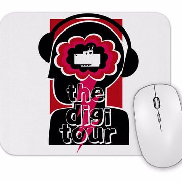 Baskı Dükkanı the Digi Tour Logo Mouse Pad
