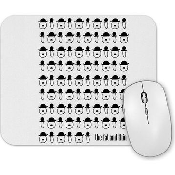 Baskı Dükkanı the Fat And Thin Mouse Pad