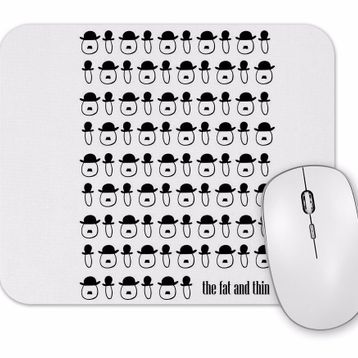Baskı Dükkanı the Fat And Thin Mouse Pad