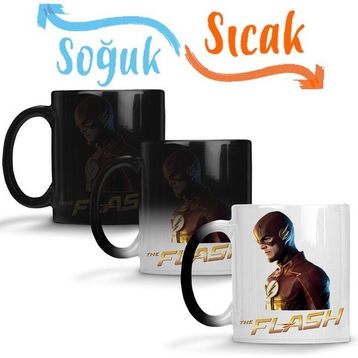 Baskı Dükkanı the Flash Modelo 7 Sihirli Porselen Kupa