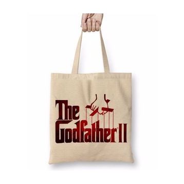 Baskı Dükkanı The Godfather Logo 2 Bez Kadın Günlük Çanta