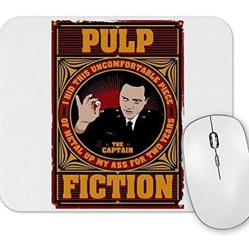 Baskı Dükkanı the Gold Watch Pulp Fiction Mouse Pad