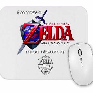 Baskı Dükkanı the Legend of Zelda Ocarina of Time Mouse Pad