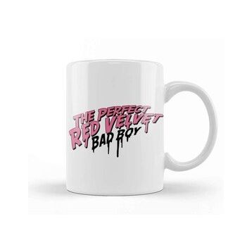 Baskı Dükkanı The Perfect Red Velvet Bad Boy Beyaz 330 ml Porselen Kupa Bardak