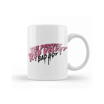Baskı Dükkanı The Perfect Red Velvet Bad Boy Beyaz 330 ml Porselen Kupa Bardak