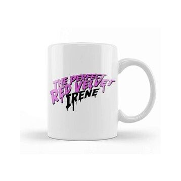 Baskı Dükkanı The Perfect Red Velvet Irene Beyaz 330 ml Porselen Kupa Bardak