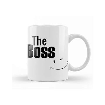 Baskı Dükkanı The Real Boss Kupa