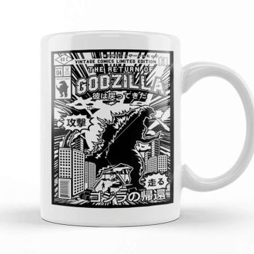 Baskı Dükkanı The Return of Godzilla Comic Book Covers Kupa