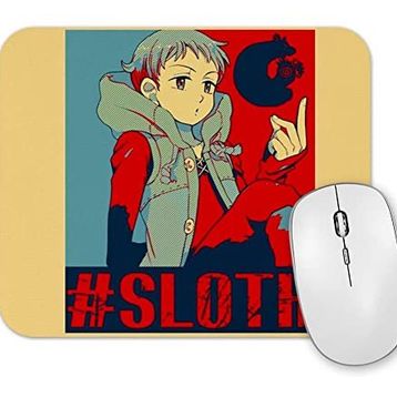 Baskı Dükkanı the Seven Deadly Sins King Sloth Mouse Pad