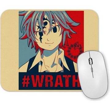 Baskı Dükkanı the Seven Deadly Sins Meliodas Wrath Mouse Pad
