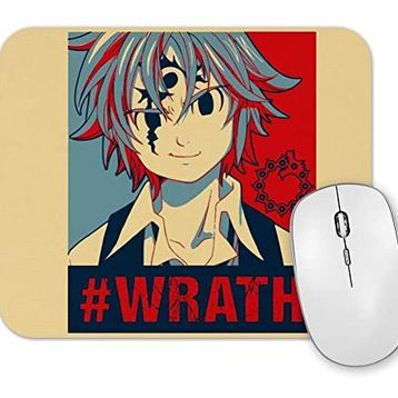 Baskı Dükkanı the Seven Deadly Sins Meliodas Wrath Mouse Pad