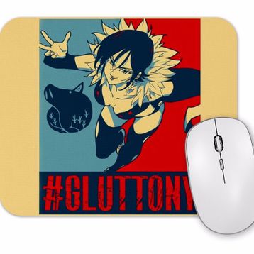 Baskı Dükkanı the Seven Deadly Sins Merlin Gluttony Mouse Pad