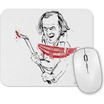 Baskı Dükkanı the Shining Heres Johny Mouse Pad
