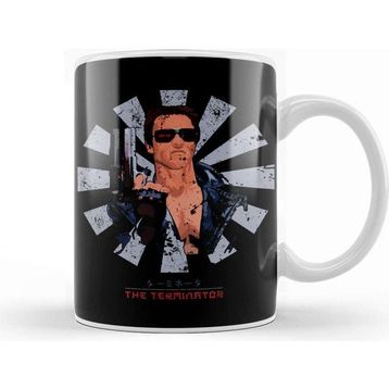 Baskı Dükkanı The Terminator Retro Japanese Kupa